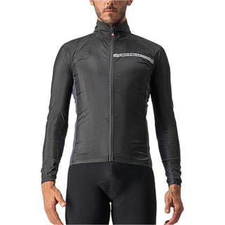Mantellina Antivento Castelli Squadra Stretch - Nero