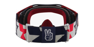 Maschere da MTB Oakley Airbrake Troy Lee Designs Series con fascia Troy Lee Designs vista posteriore | BBIKE