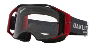 Maschere da MTB Oakley Airbrake Troy Lee Designs Series con lente clear vista tre quarti | BBIKE