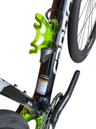 Cannondale SuperX Carbon Nero Verde - Bicicletta da gravel