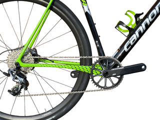 Cannondale SuperX Carbon Nero Verde - Bicicletta da gravel