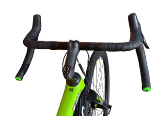 Cannondale SuperX Carbon Nero Verde - Bicicletta da gravel