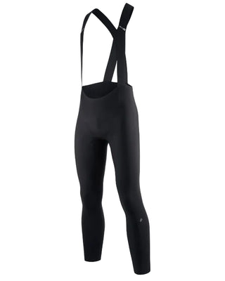 Calzamaglia ciclismo uomo Assos Mille GT Spring Fall bib tights S11 vista tre quarti laterale con bretelle.