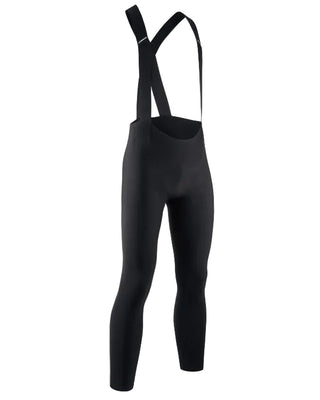 Calzamaglia ciclismo uomo Assos Mille GT Spring Fall bib tights S11 vista tre quarti con bretelle abbigliamento tecnico.