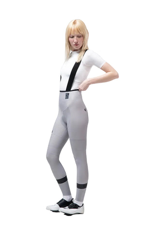 Salopette ciclismo donna Gobik Absolute 7.0 lunga con bretelle elastiche e fondello ergonomico, pantalone tecnico per ciclismo su strada e allenamento intensivo