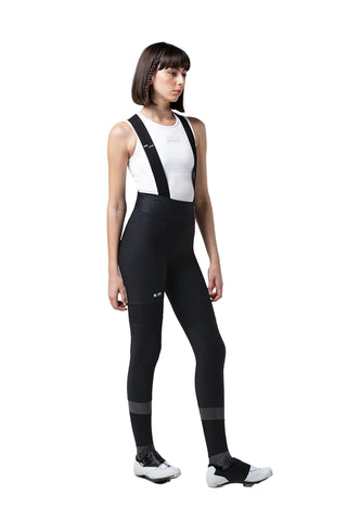 Pantaloni ciclismo lunghi da donna Gobik Absolute 7.0 Women con bretelle ergonomiche e vestibilità racing per allenamenti invernali.