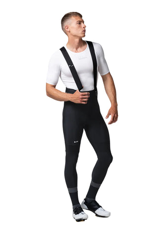 Salopette lunga da ciclismo Gobik Absolute 7.0 da uomo con bretelle, pantaloni invernali professionali per ciclismo su strada ad alte prestazioni.