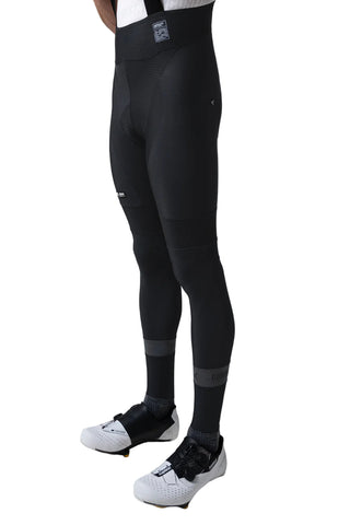Calzamaglia ciclismo lunga Gobik Absolute 7.0 uomo nera – pantaloni termici con bretelle ergonomiche, fondello ad alte prestazioni e inserti a compressione, ideale per uscite invernali su strada e MTB.