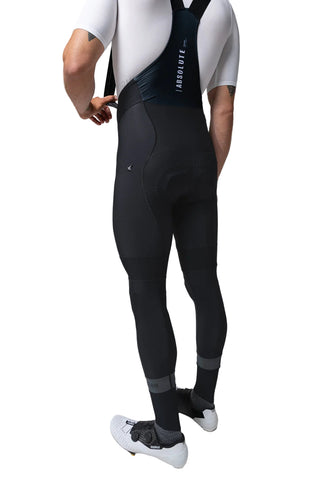 Gobik Absolute 7.0 calzamaglia uomo nera – abbigliamento tecnico da ciclismo invernale con tessuto termico, bretelle elastiche e dettagli riflettenti per allenamenti e gare in bici.