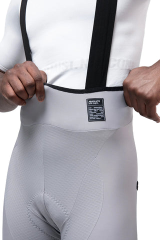 Dettaglio vita calzamaglia ciclismo uomo Gobik Absolute 7.0 Tapioca con fascia elastica e tessuto termico, progettata per comfort e protezione nelle uscite a basse temperature.