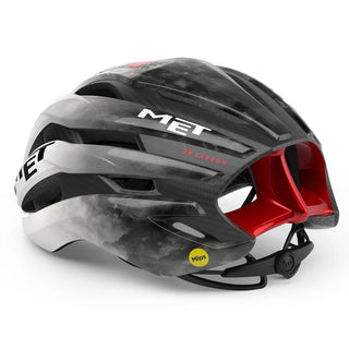 Casco Met Trenta 3K Carbon Mips UAE Team Emirates - Bianco
