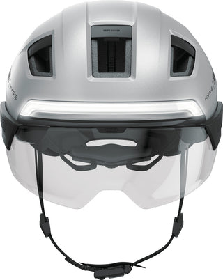 Casco Abus Hyp-E BL.ACE grigio vista frontale | BBIKE
