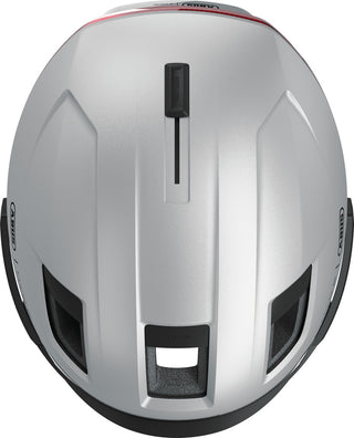 Casco Abus Hyp-E BL.ACE grigio vista dall’alto | BBIKE