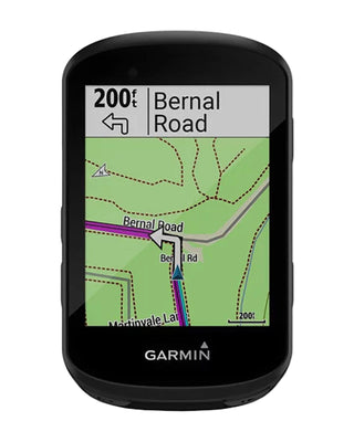 Ciclocomputer Garmin Edge 530, vista frontale, dispositivo GPS per ciclismo con mappe integrate e navigazione avanzata per bici da corsa e MTB.