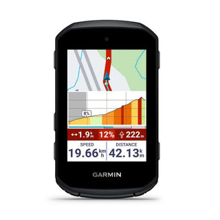 Ciclocomputer Garmin Edge 550, vista frontale con schermo a colori, GPS per ciclismo con mappe integrate e funzioni di allenamento avanzate.