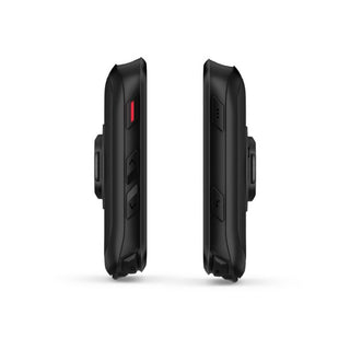 Garmin Edge 840 Solar Touchscreen, vista laterale con tasti funzione, ciclocomputer GPS per bici con comandi fisici e interfaccia touch intuitiva.