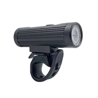 Fanale anteriore Ryder Innovation Core 700 Lumen USB IP66 con corpo in alluminio, luce LED ricaricabile ad alta potenza e supporto manubrio regolabile per bici da corsa e mountain bike.