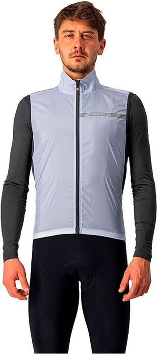 Gilet Antivento Castelli Squadra Stretch Vest - Bianco