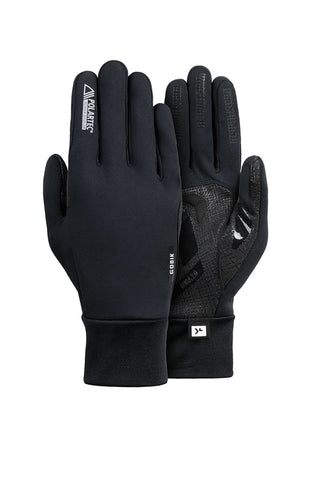 Guanti termici da ciclismo Gobik Bora 2.0 Polartec neri, in tessuto isolante e traspirante, progettati per garantire comfort e presa sicura nelle giornate fredde.