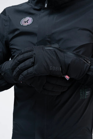 Guanti Gobik Thermal Gloves Primaloft Zero 2.0 vista dorsale con imbottitura termica e finiture tecniche
