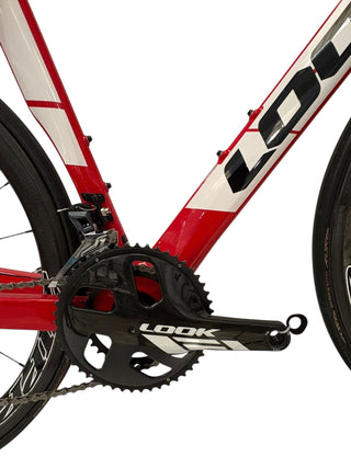Look 795 telaio nuovo Ultegra ruote Zipp usate - Rosso