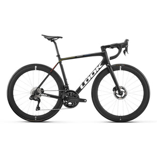 Vista laterale bici da corsa Look 785 Huez Ultegra Di2 R50D Pro Team, telaio in carbonio ultraleggero per prestazioni elevate nelle salite e competizioni.