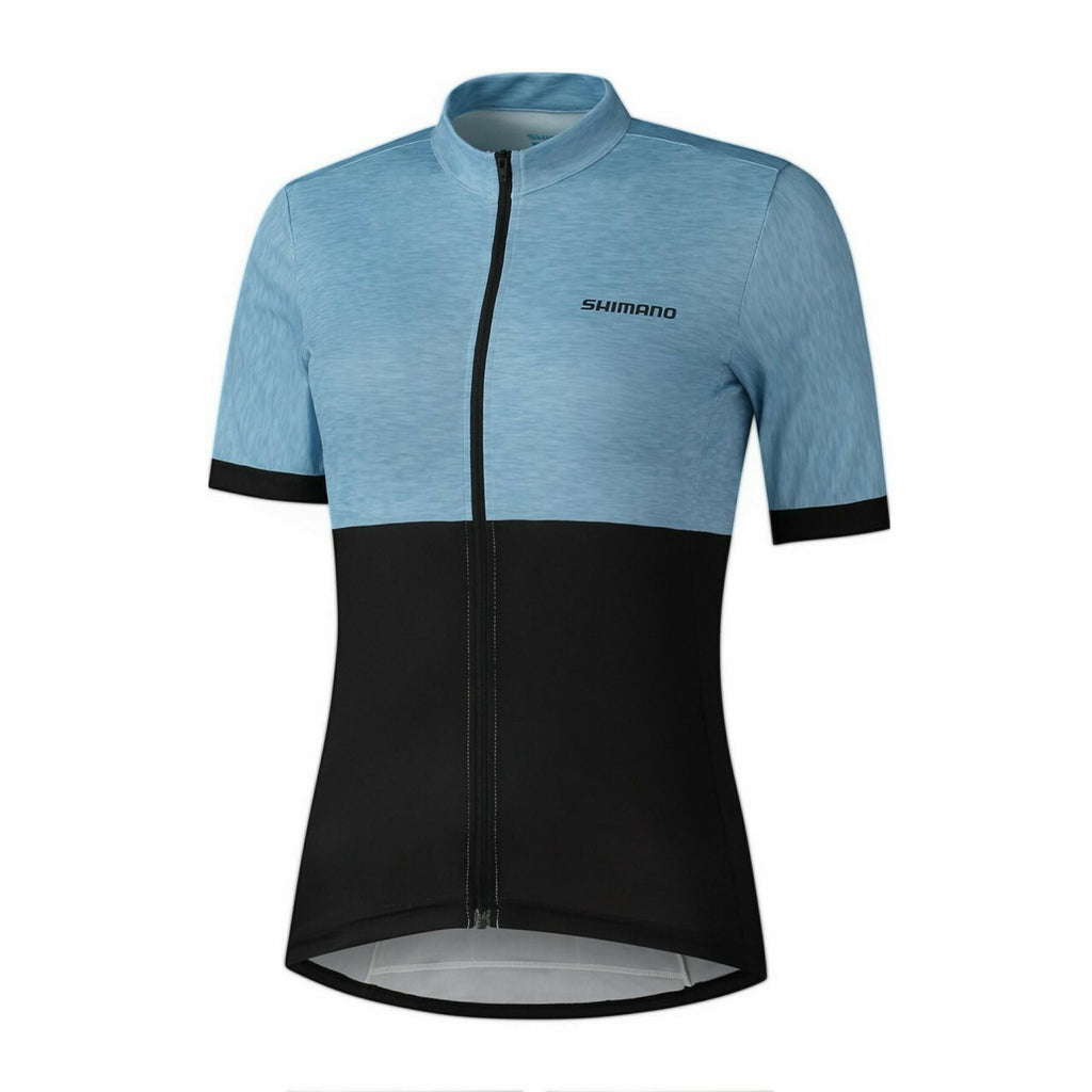 Maglia Da Bici Maglia Ciclismo SHIMANO Element W'S S.S. Multicolore - Tessuto Tecnico Traspirante, Unisex Adulto Maglia Unisex Element W's
