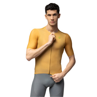 Maglia ciclismo Alé manica corta uomo vestibilità aerodinamica con zip frontale