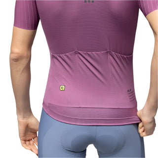 Tasca posteriore maglia da bici uomo Alé con logo fluo e taglio anatomico race fit