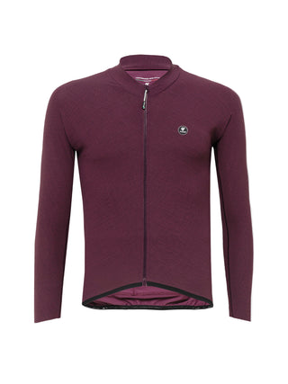 Maglia ciclismo Pissei PrimaPelle bordeaux uomo, tessuto tecnico italiano ad alte prestazioni con dettagli elasticizzati e vestibilità aderente.