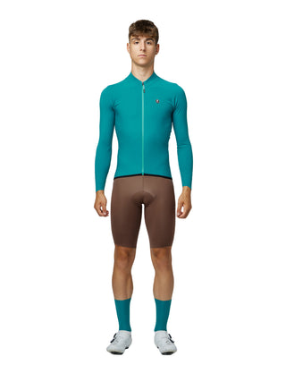 Maglia Pissei PrimaPelle manica lunga – vista frontale studio su fondo neutro, linea pulita e tessuto tecnico termico.