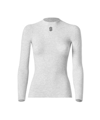 Maglia intima ciclismo donna Silverskin stay fresh manica lunga girocollo base layer tecnico traspirante per ciclismo professionale.