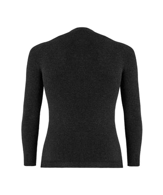 Vista posteriore maglia intima ciclismo uomo Silverskin stay fresh manica lunga girocollo base layer tecnico traspirante.