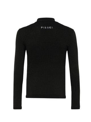 Maglia intima Pissei Argentum manica lunga invernale vista posteriore con struttura termica traspirante.