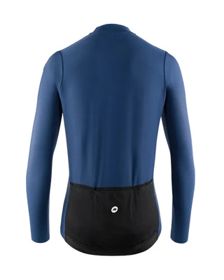 Maglia ciclismo Assos MILLE GT Spring Fall Jersey C2 blu da uomo vista posteriore.