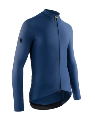 Maglia ciclismo Assos MILLE GT Spring Fall Jersey C2 blu da uomo vista tre quarti destra.