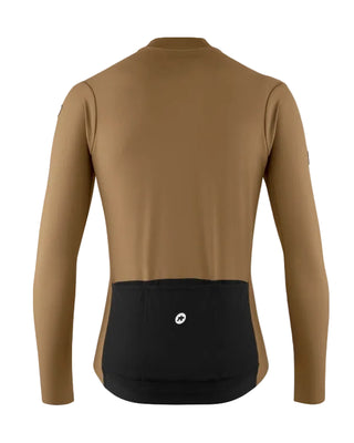 Maglia ciclismo uomo Assos MILLE GT Spring Fall Jersey C2 bronzo manica lunga vista posteriore.