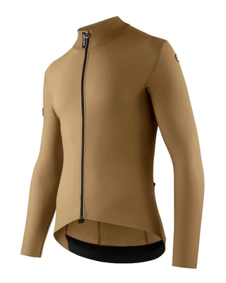 Maglia ciclismo uomo Assos MILLE GT Spring Fall Jersey C2 bronzo manica lunga vista tre quarti sinistra.