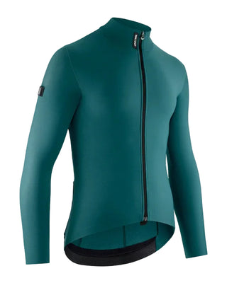 Maglia ciclismo uomo Assos MILLE GT Spring Fall Jersey C2 verde vista tre quarti lato destro.