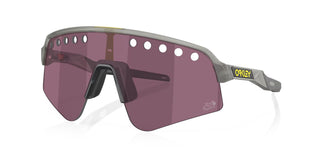 Occhiali da ciclismo Oakley 2025 Tour De France™ Sutro Lite Sweep Prizm Road Black vista tre quarti | BBike