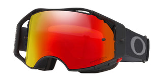 Maschere da MTB Oakley Airbrake con lente Prizm vista tre quarti | BBIKE