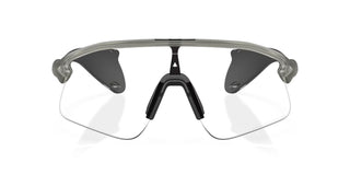 Occhiali da ciclismo Oakley Stunt Devil Clear to Black Iridium Photochromic vista frontale | BBike