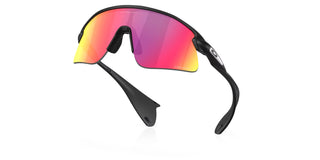 Occhiali da ciclismo Oakley Stunt Devil Matte Black Prizm Road vista alto | BBike