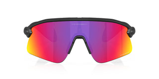 Occhiali da ciclismo Oakley Stunt Devil Matte Black Prizm Road vista frontale | BBike