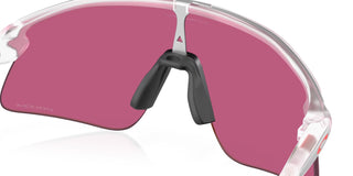 Occhiali da ciclismo Oakley Stunt Devil Matte Clear Prizm Field vista supporto nasale | BBike