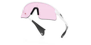 Occhiali da ciclismo Oakley Stunt Devil Matte White Prizm Low Light vista alto | BBike