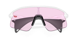 Occhiali da ciclismo Oakley Stunt Devil Matte White Prizm Low Light dettaglio lenti | BBike