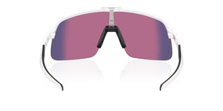 Occhiali da ciclismo Oakley Sutro Lite Matte White Prizm Road vista retro | BBike