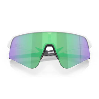 Oakley Sutro Lite Sweep Matte White Lente Prizm Road Jade Verde/Bianco - Occhiali da ciclismo - Oakley | BBIke