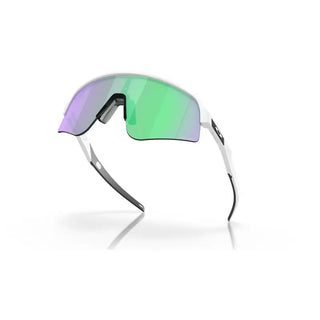 Oakley Sutro Lite Sweep Matte White Lente Prizm Road Jade Verde/Bianco - Occhiali da ciclismo - Oakley | BBIke